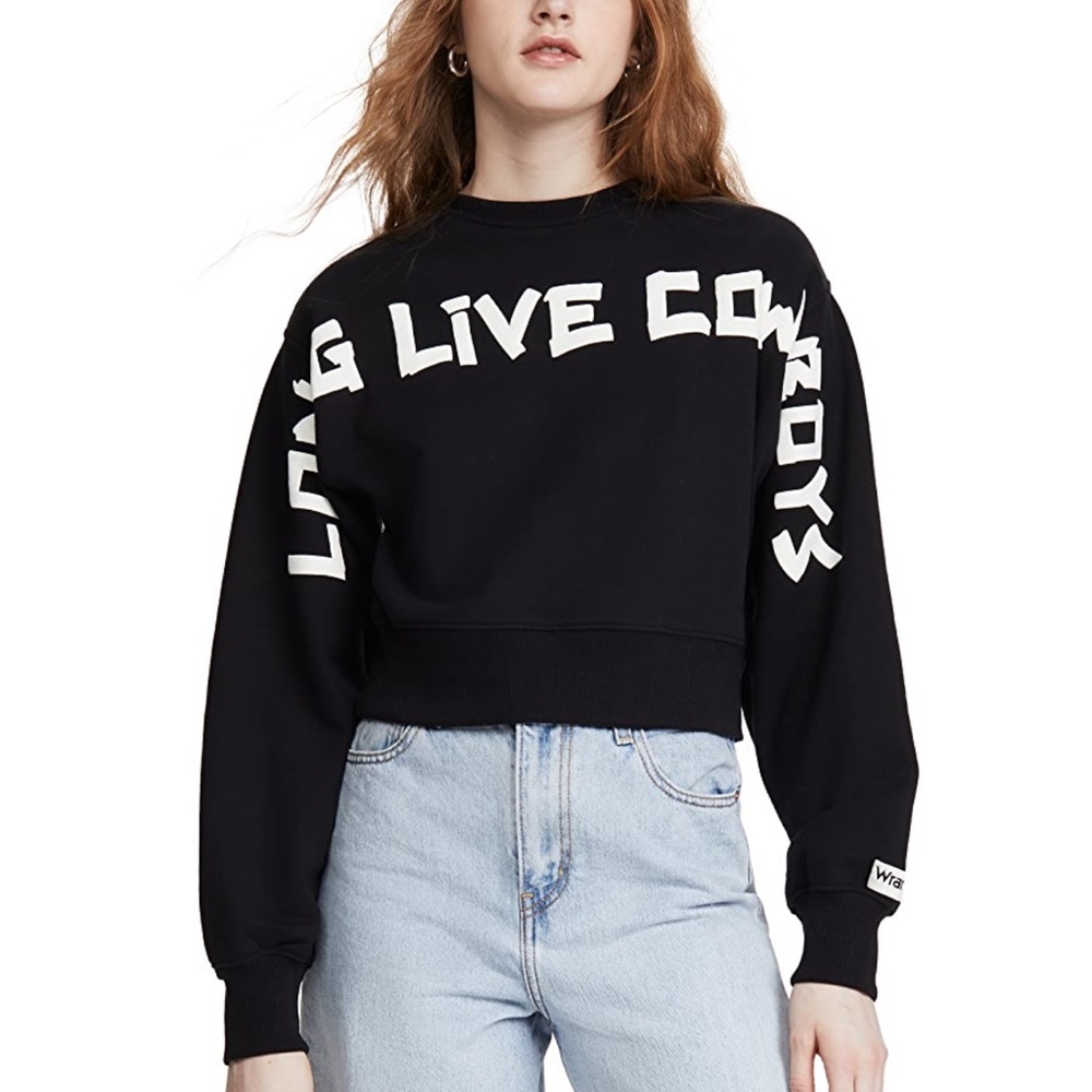 Cropped wrangler sweater